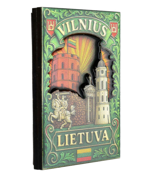 Magnetas Vilnius su Gedimino pilies ir katedros bokštais